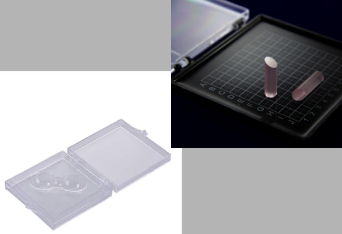 レンズ簡易型保護ケース/結晶サイズ検証ケース